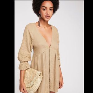 Free People Sofiya Double Cloth Tunic
